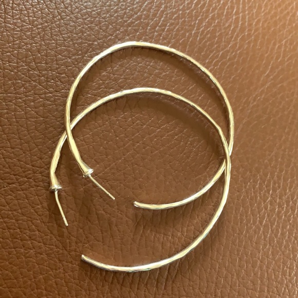 Silpada sterling silver Essential Hoop earrings (P3461) - Picture 6 of 6